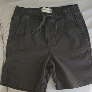 Abercrombie Kids Gray Athletic Shorts with Elastic Waistband